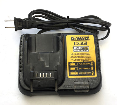 Used DeWalt DCF809 1/4" Cordless Impact Driver Brushless 20VDC DCB112 Charger Battery