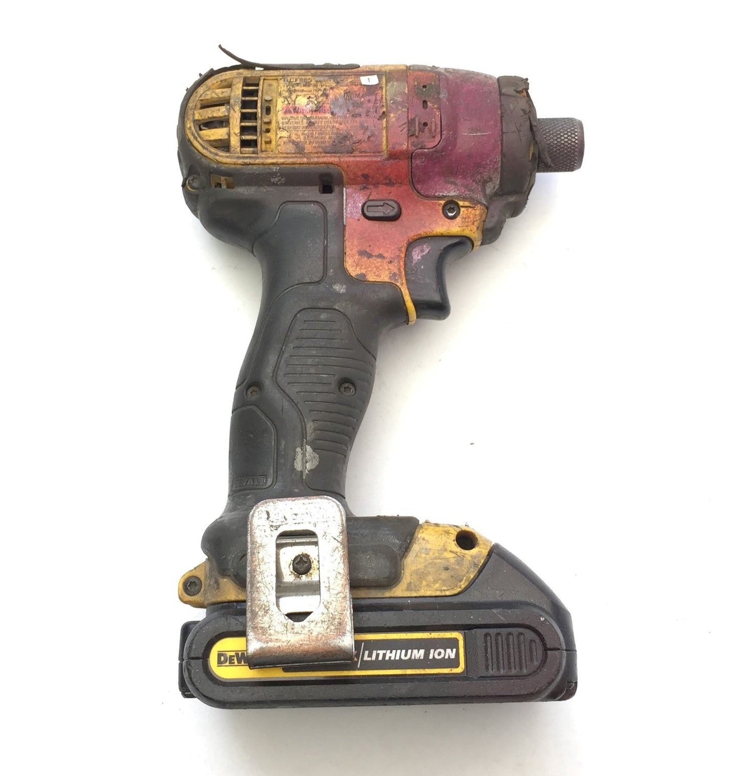 Used DeWalt DCF885 1/4" Cordless Impact Driver 20V DCB107 Lithium Ion Charger Battery