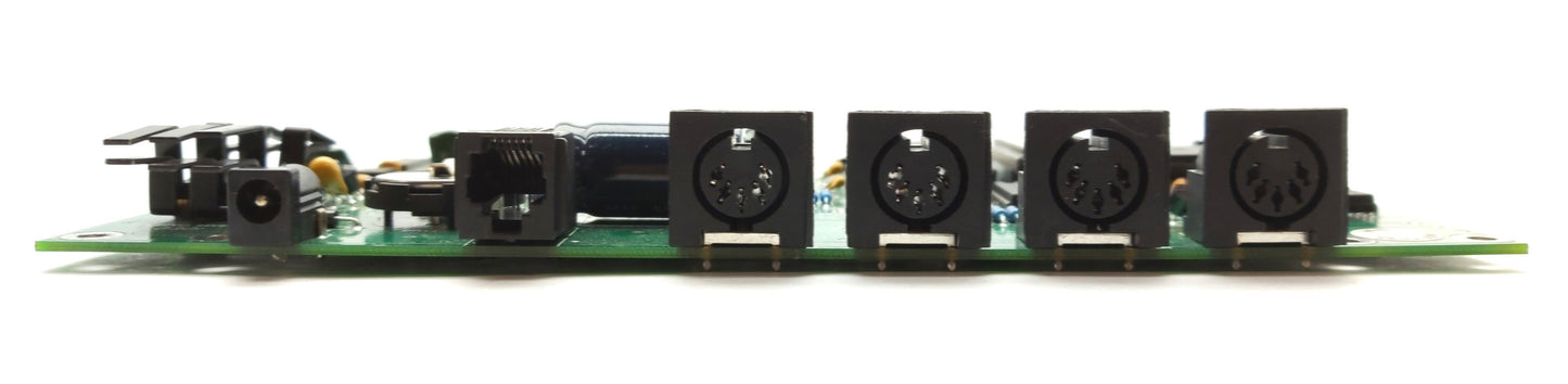 New Olec 17AI441 Rev. E2 Remote System Board, 4x 5-Pin DIN, 1x RJ12