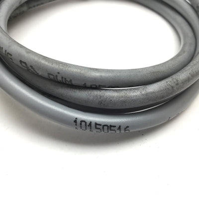 Used Lot of 3 Turck 10150516 Sensor Cable, 4-Pin Female M12 Straight Connector