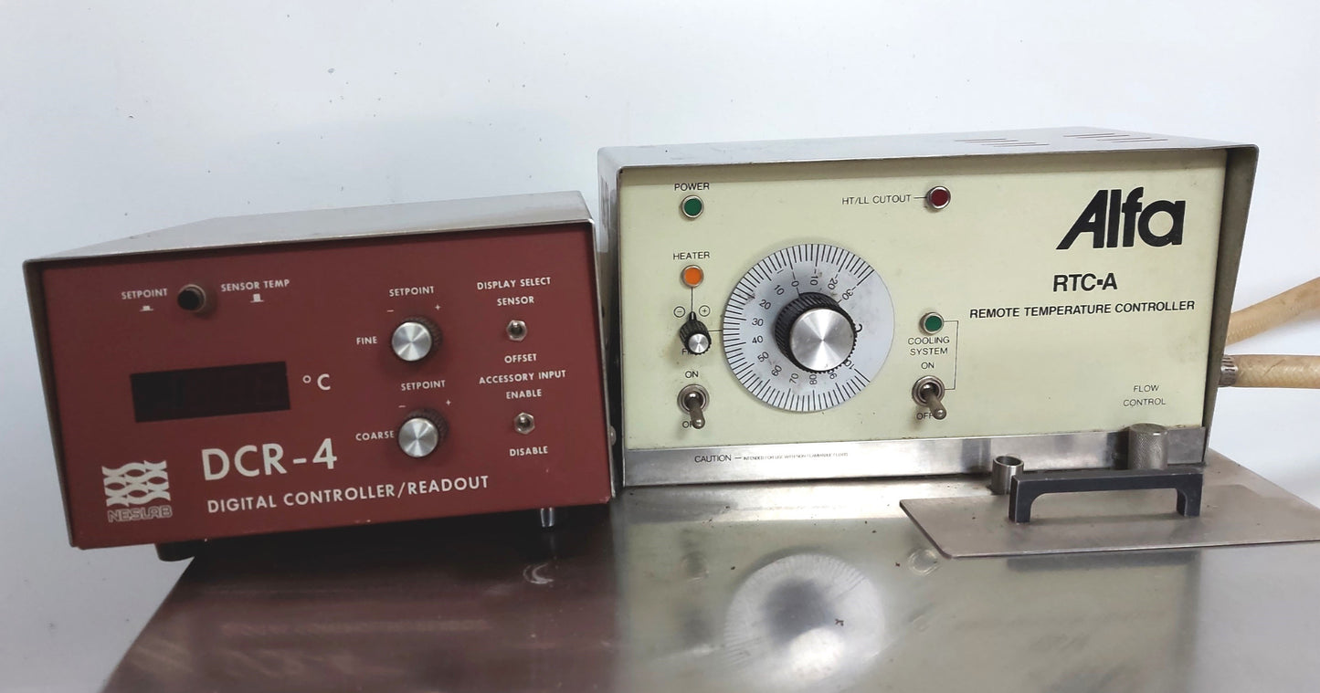 Used Neslab 600183 Alfa RTC-A Recirculating Bath -30-100℃ 115VAC w/Digital Controller