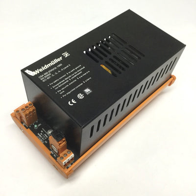 Used Weidmuller 990937 DIN Rail Mount Power Supply 115-230VAC In, 24VDC 5A Out 120W