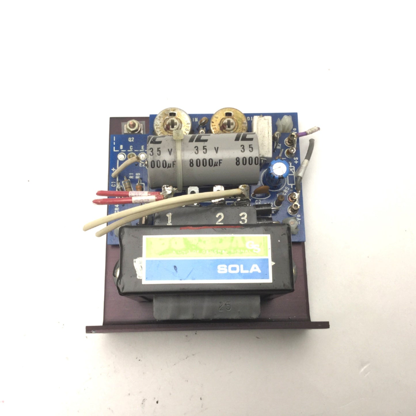 Used Sola Electric 81-05-230-01 Switching Mode Power Supply In: 115VAC, Out: 6/5VDC