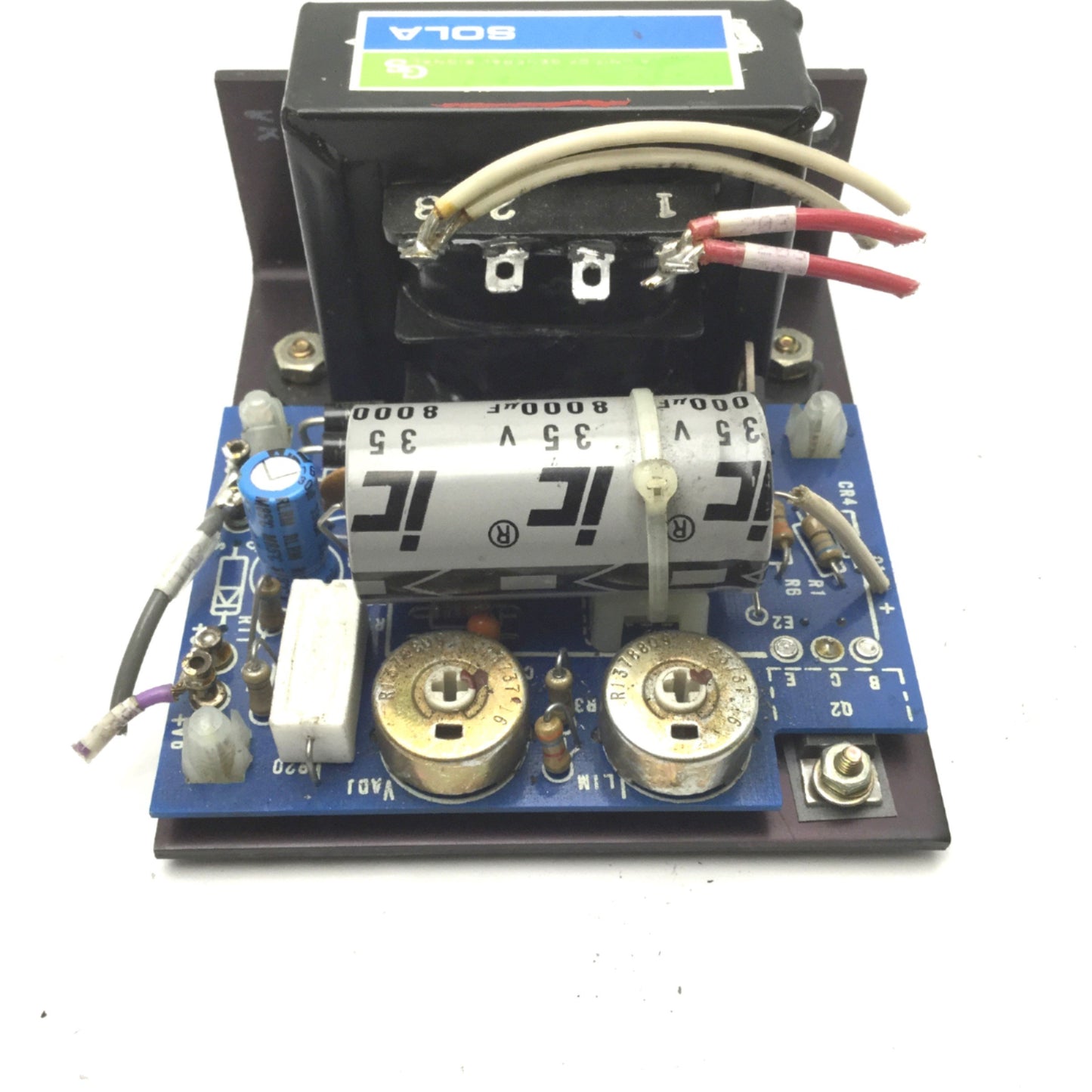 Used Sola Electric 81-05-230-01 Switching Mode Power Supply In: 115VAC, Out: 6/5VDC