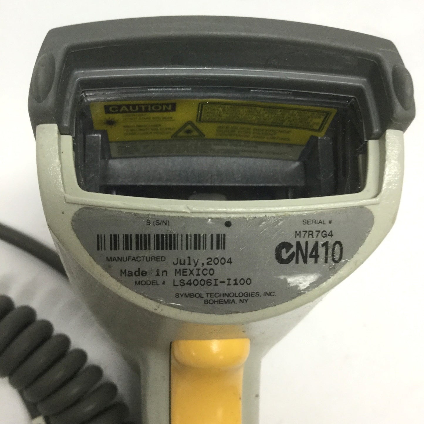 Used Symbol LS4006I-I100 4000i Handheld Barcode Scanner Reader 4.8-14VDC 180-200mA