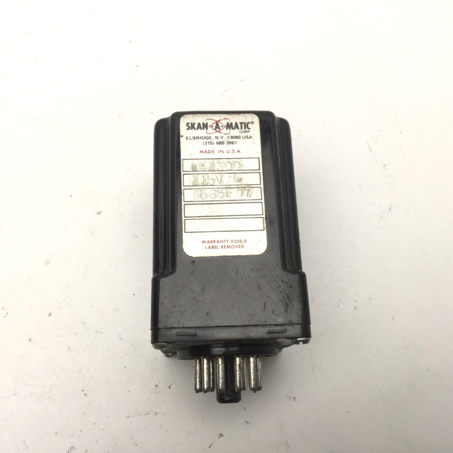 Used Skan-A-Matic T41300 High Speed Amplifier With Power Supply, 115VAC 50-400Hz, 2VA
