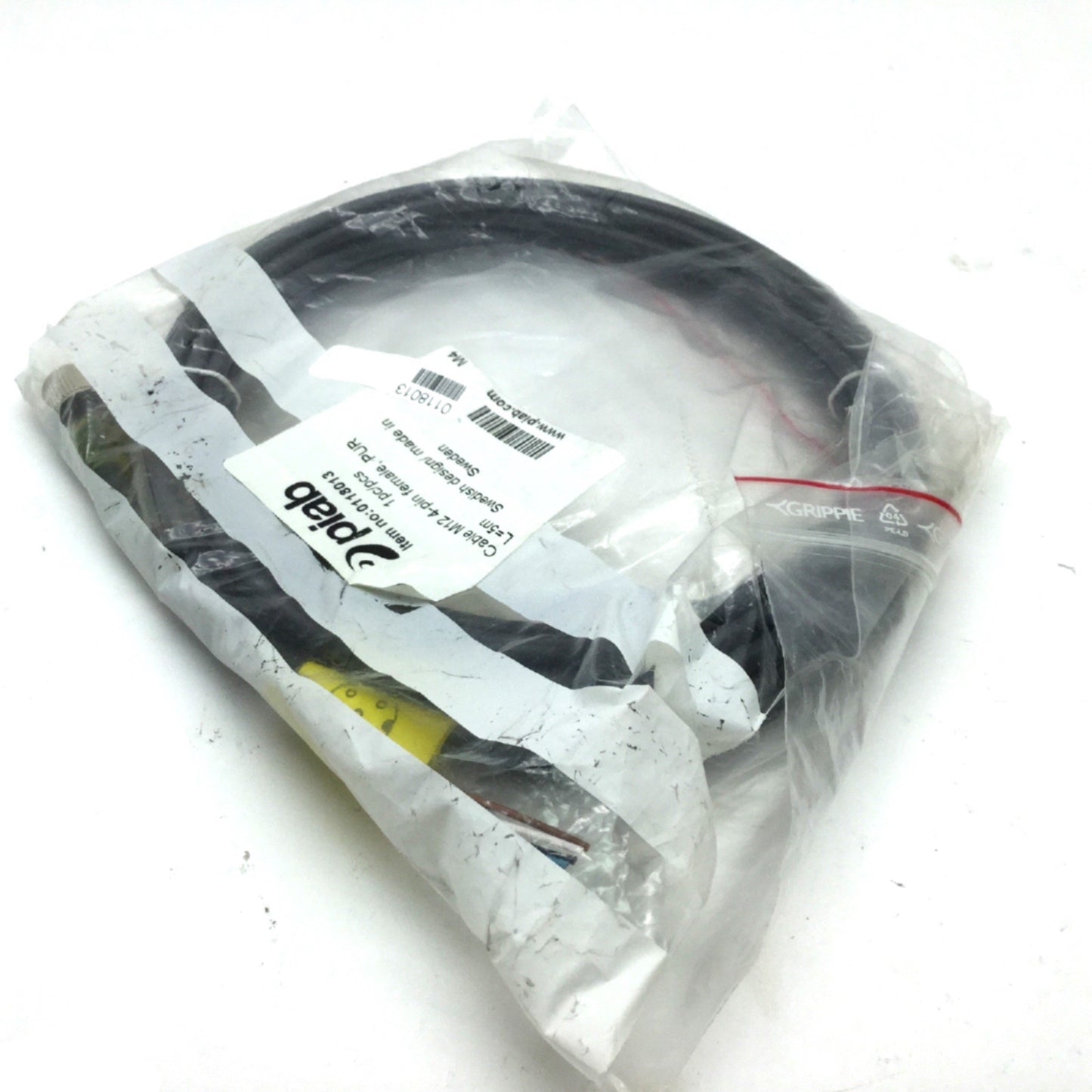 New Piab 0118013 M12 4-Pin Female Cable Length: 5M