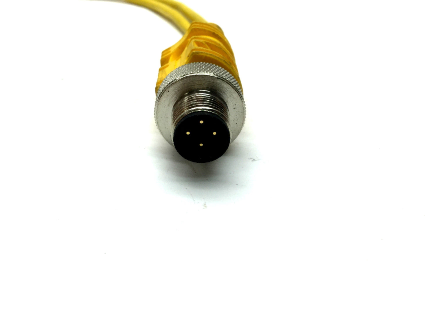 Used Lot of 2 Turck VBRS 4-2PKG 3M-0.2/0.2/S651 Cable Splitter M12 4-Pin to M8 3-Pin