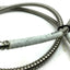 Used Tri-Tronics F-P-36 Fiber Optic Light Guide, 36" Long, Stainless Steel Jacket