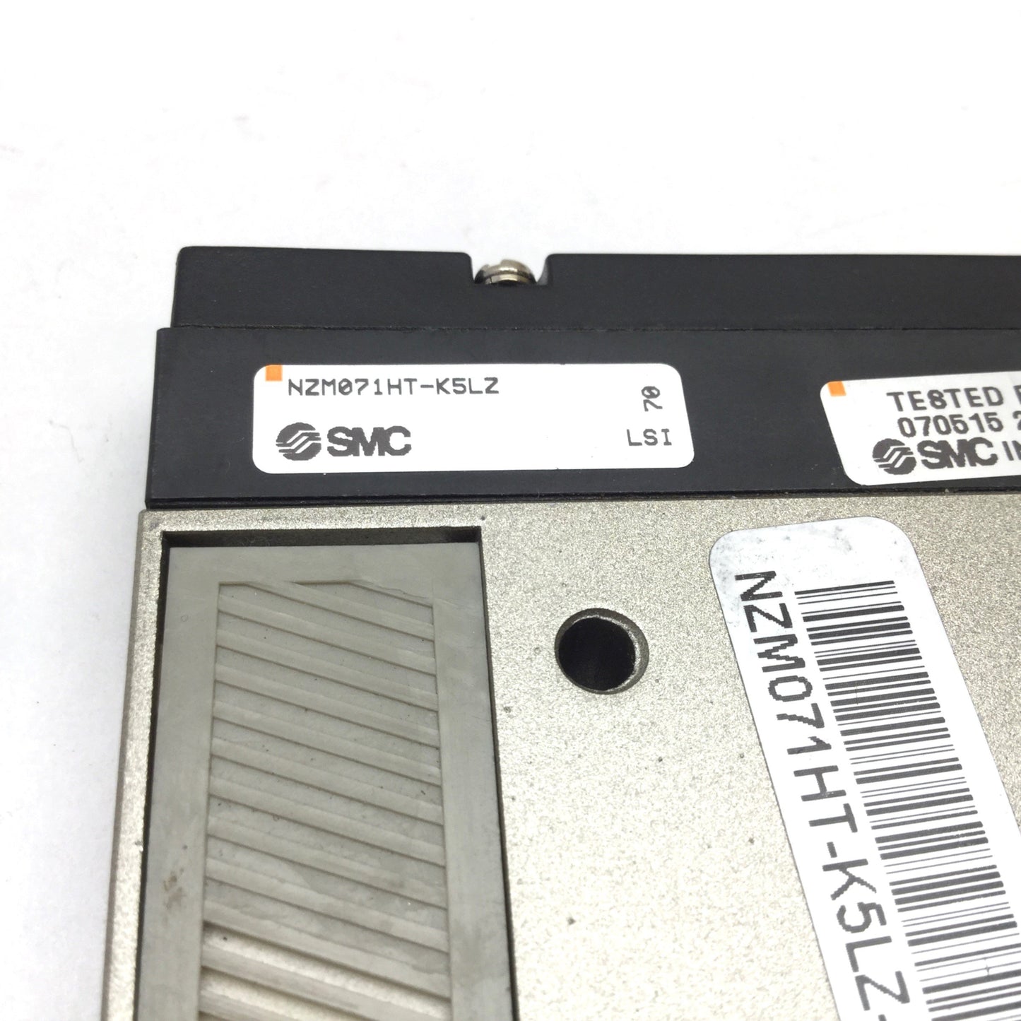 Used SMC NZM071HT-K5LZ Vacuum Generator Ejector, 24VDC, 30-80psi, *Missing Terminal