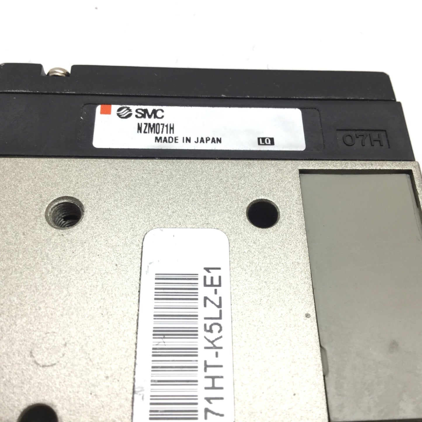 Used SMC NZM071HT-K5LZ Vacuum Generator Ejector, 24VDC, 30-80psi, *Missing Terminal