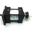 Used Numatics WE-708666-1 Double Ended Cylinder Bore: 4" Stroke: 1.5" Rod: 1" SH6-021