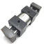 Used Bimba TRD 03-56432 Dual Rod Cylinder, Bore: 2.5", Stroke: 0.5", 1/4" NPT, *Rust*