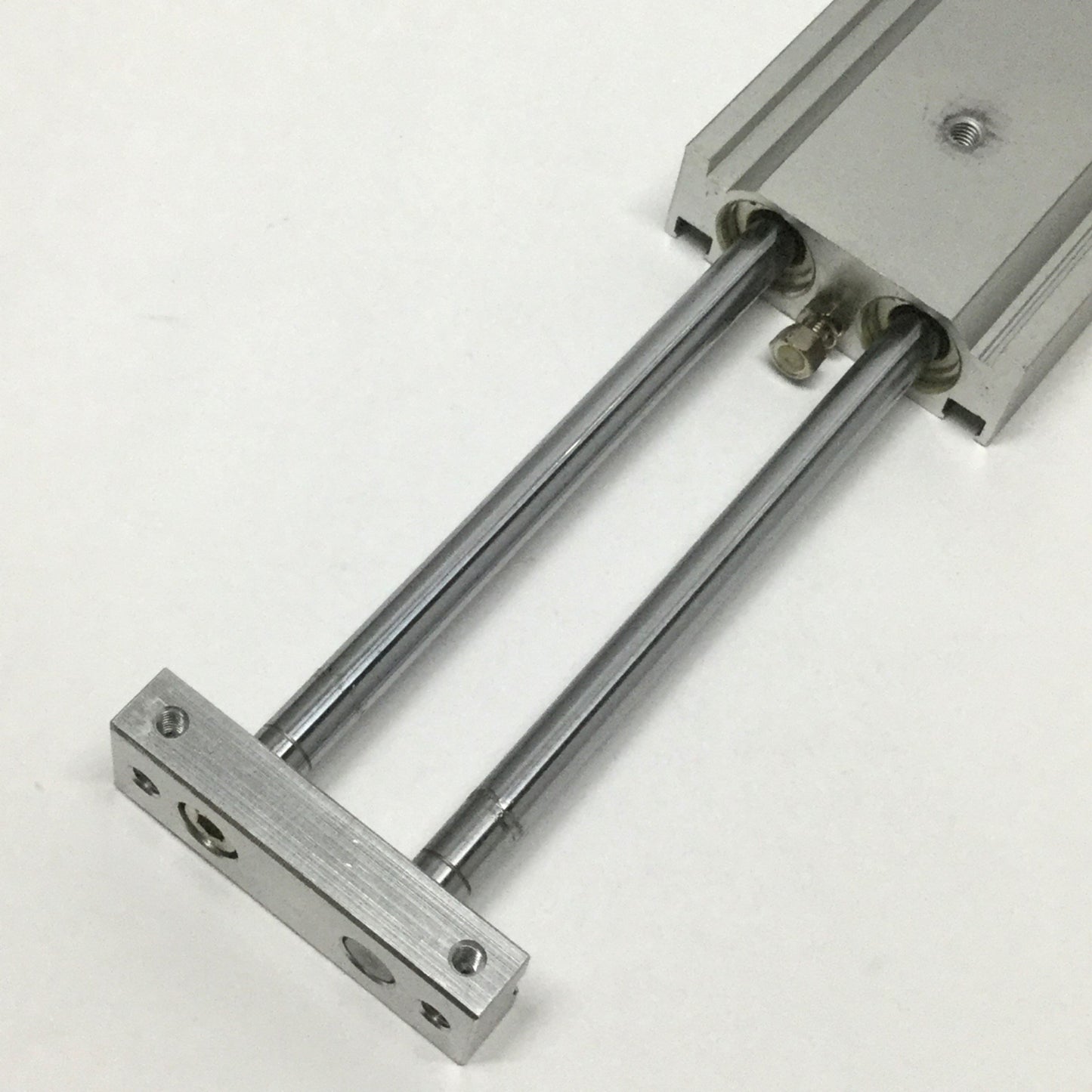 Used SMC CXSM15-100 Slide Cylinder, Dual Rod, 15mm Bore, 100mm Stroke w/ Switch