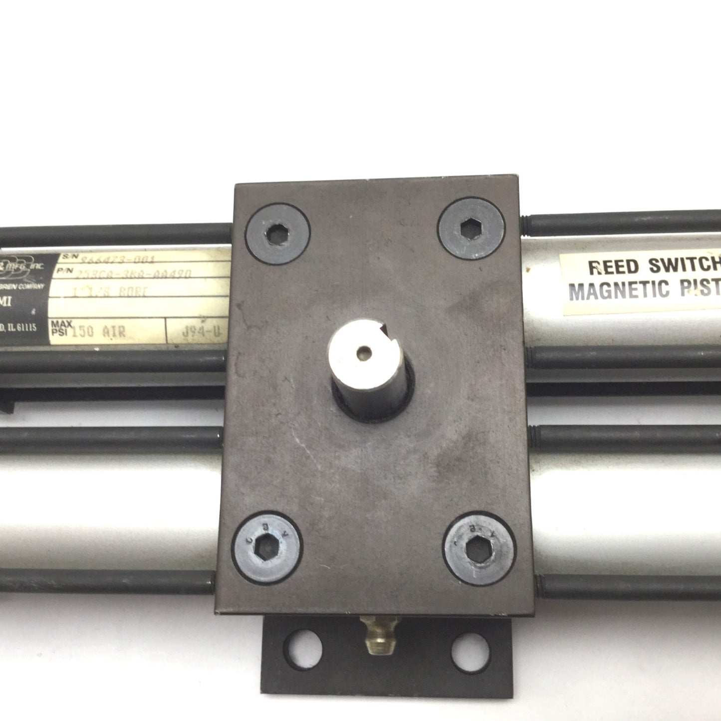 New – Open box Norgren C&C 253CA-3BA-AA490 Rotary Actuator, Bore: 1-1/8", Stroke: 90°, 1/8" NPT