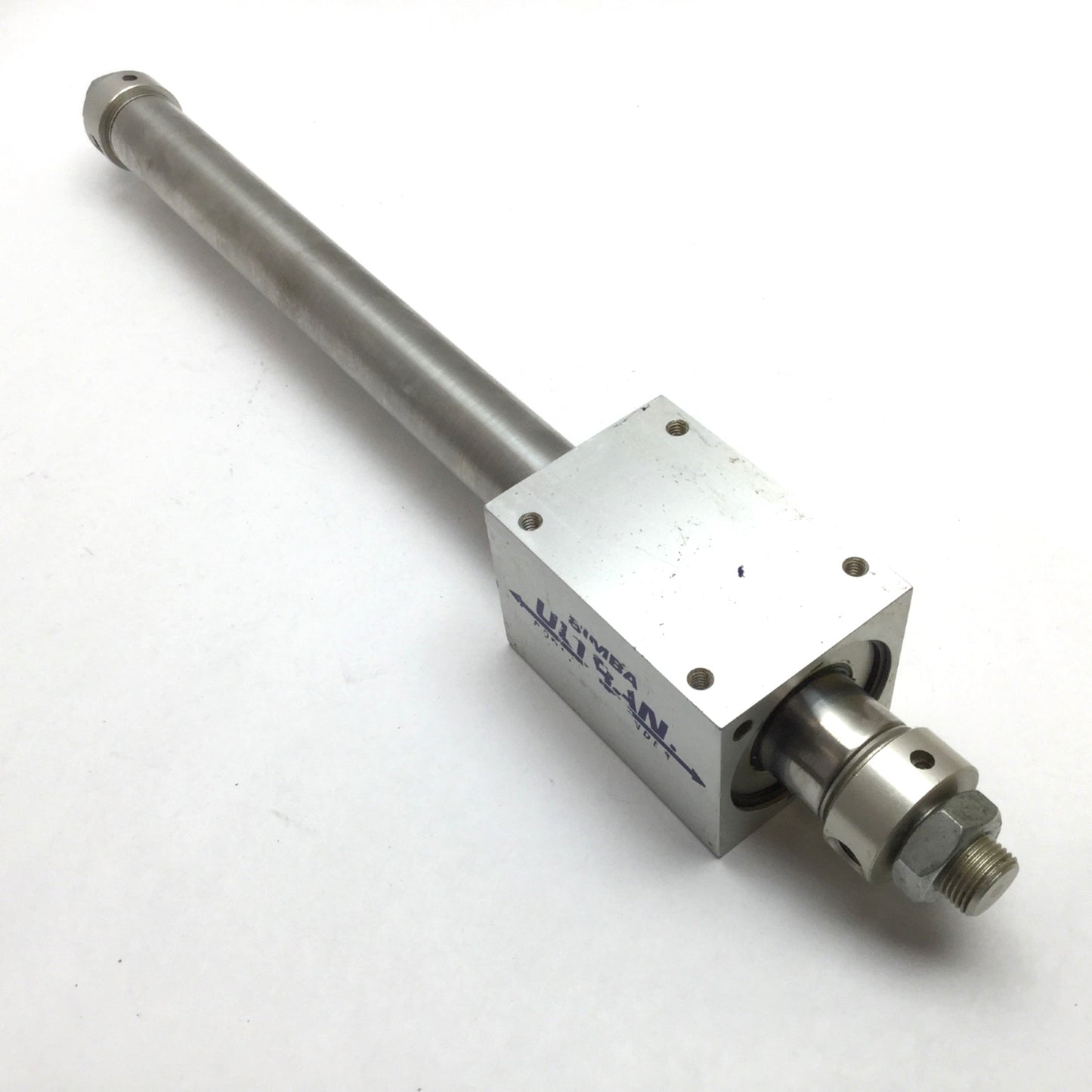 Used Bimba US-1212-C Ultran Rodless Cylinder, Bore: 1-1/4", Stroke: 12", 1/8" NPT