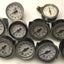 Used Lot of 10 Miscellaneous Pressure Gauges, 1/8" NPT, Range: 0-100 PSI