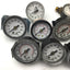 Used Lot of 10 Miscellaneous Pressure Gauges, 1/8" NPT, Range: 0-100 PSI