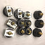 Used Lot of 12 Miscellaneous Pressure Gauges, 9x 1/8" NPT, 3x 1/4" NPT, 0-60 PSI