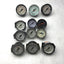 Used Lot of 12 Miscellaneous Pressure Gauges, 9x 1/8" NPT, 3x 1/4" NPT, 0-60 PSI