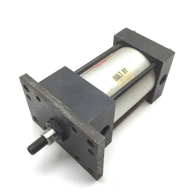 Used Airserv EJ0355A1 Pneumatic Cylinder, Bore: 2-1/2", Stroke: 2", 3/8" NPT, 250psi