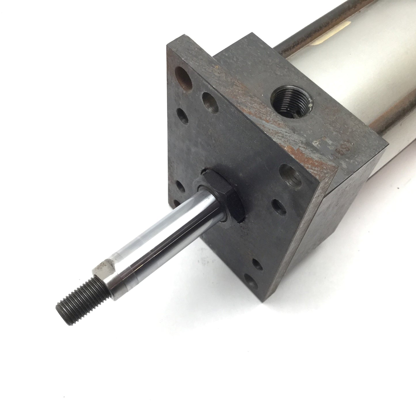 Used Airserv EJ0355A1 Pneumatic Cylinder, Bore: 2-1/2", Stroke: 2", 3/8" NPT, 250psi