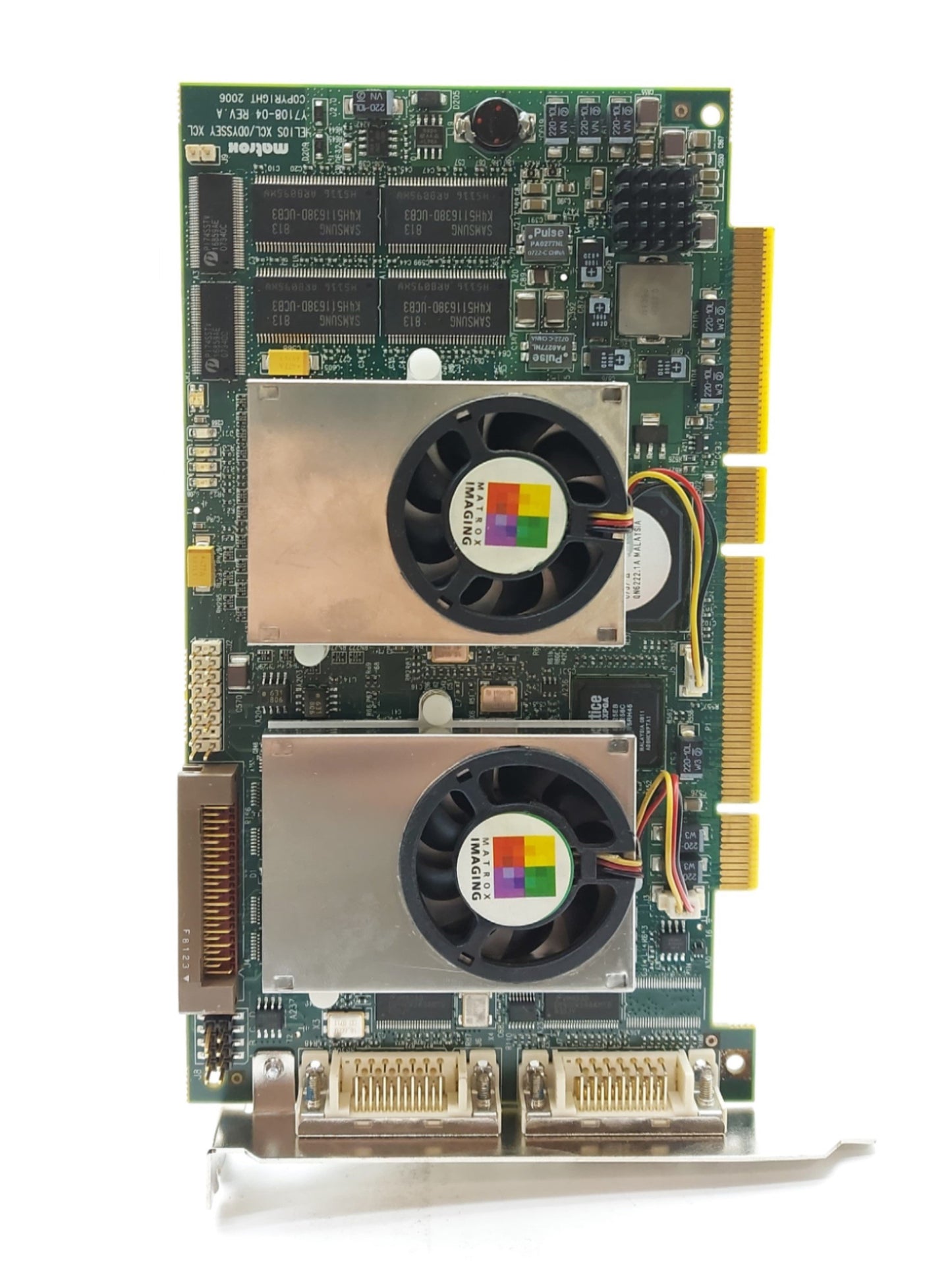 Used Matrox O10G5MDBCL Odyssey XCL Frame Grabber Card PCI-X, 1GHz, 512MB DDR, 2x CL