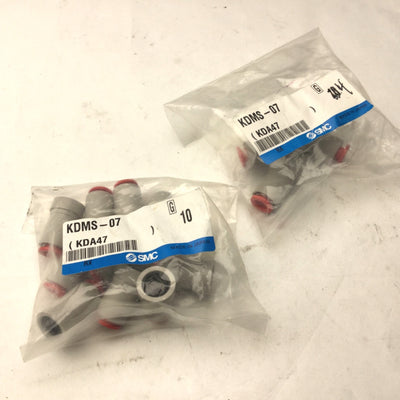New – Open box 14 SMC KDMS-07 Multi-Connectors, 1/4", One-Touch Connections