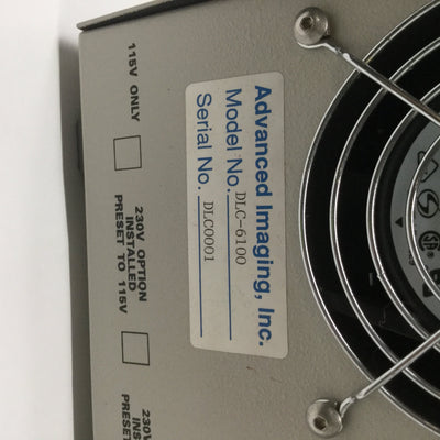 Used Advanced Imaging DLC-6100 Fiber Optic Light Source Illuminator Current LCD 115V