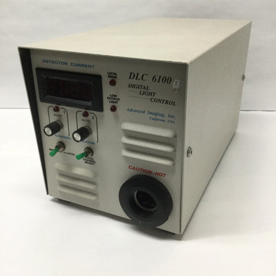 Used Advanced Imaging DLC-6100 Fiber Optic Light Source Illuminator Current LCD 115V