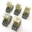 Used Lot of 5 Idec RH3B-LD Ice Cube Relays w/ SH3B-05C Socket, 10 Amp, 24VDC Coil