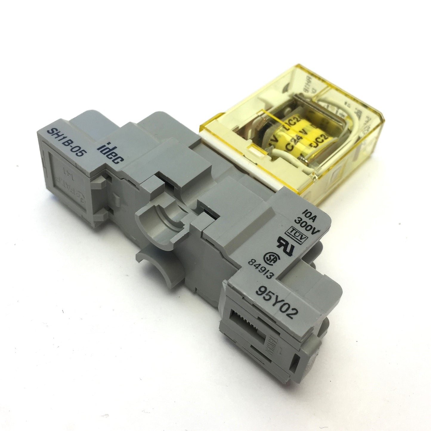 Used Lot of 3 Idec RH1B-ULD Ice Cube Relays, Voltage: 24VDC 10A w/Sockets SH1B-05