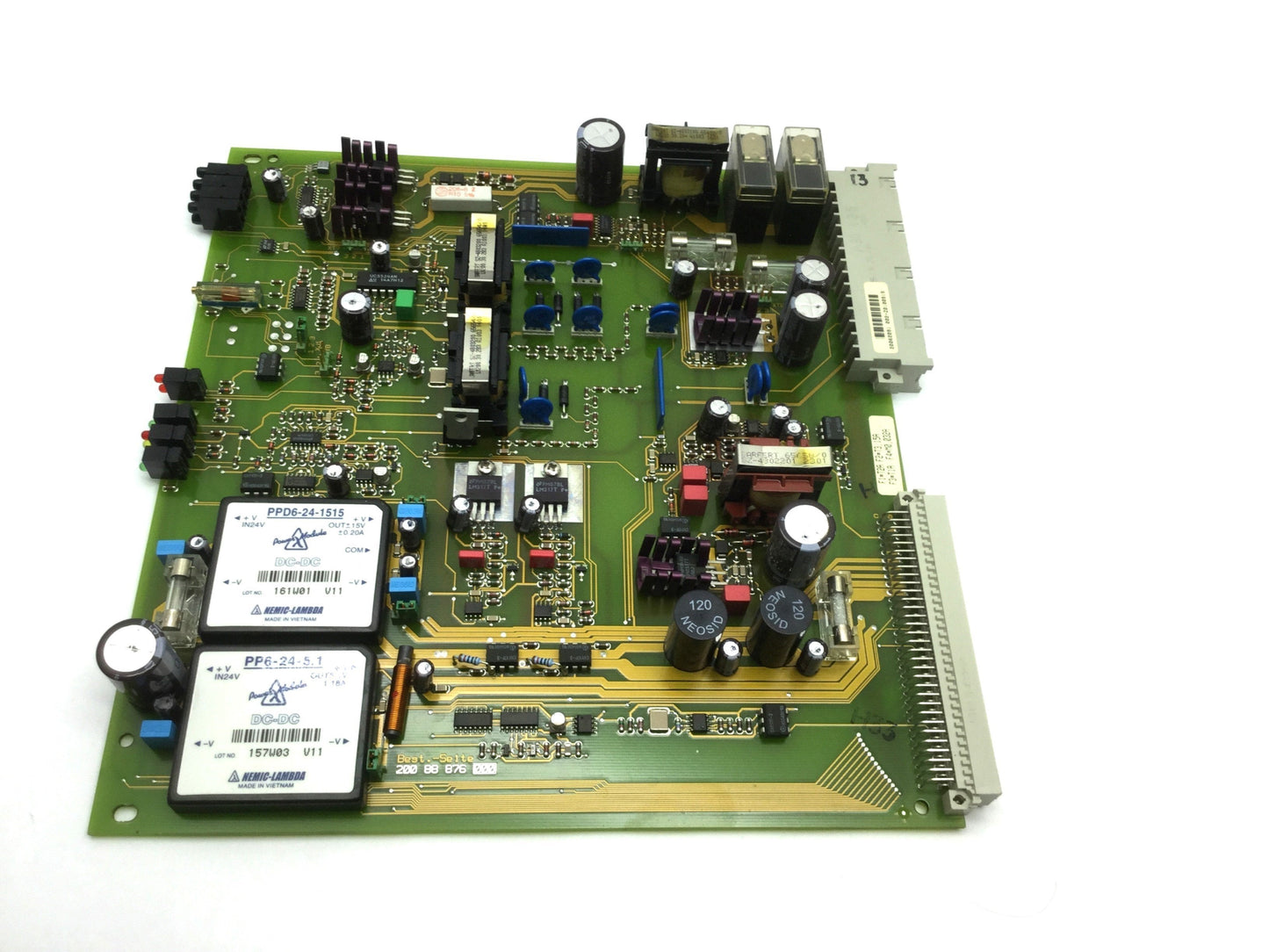Used Leybold Inficon UL 200 Loetselte 20088876, Circuit Board Lotseite, 200 88 876