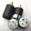 Used Lot of 4 Miscellaneous Twist-Lock Male Plugs, Rating: 20A 250V 2P 3W