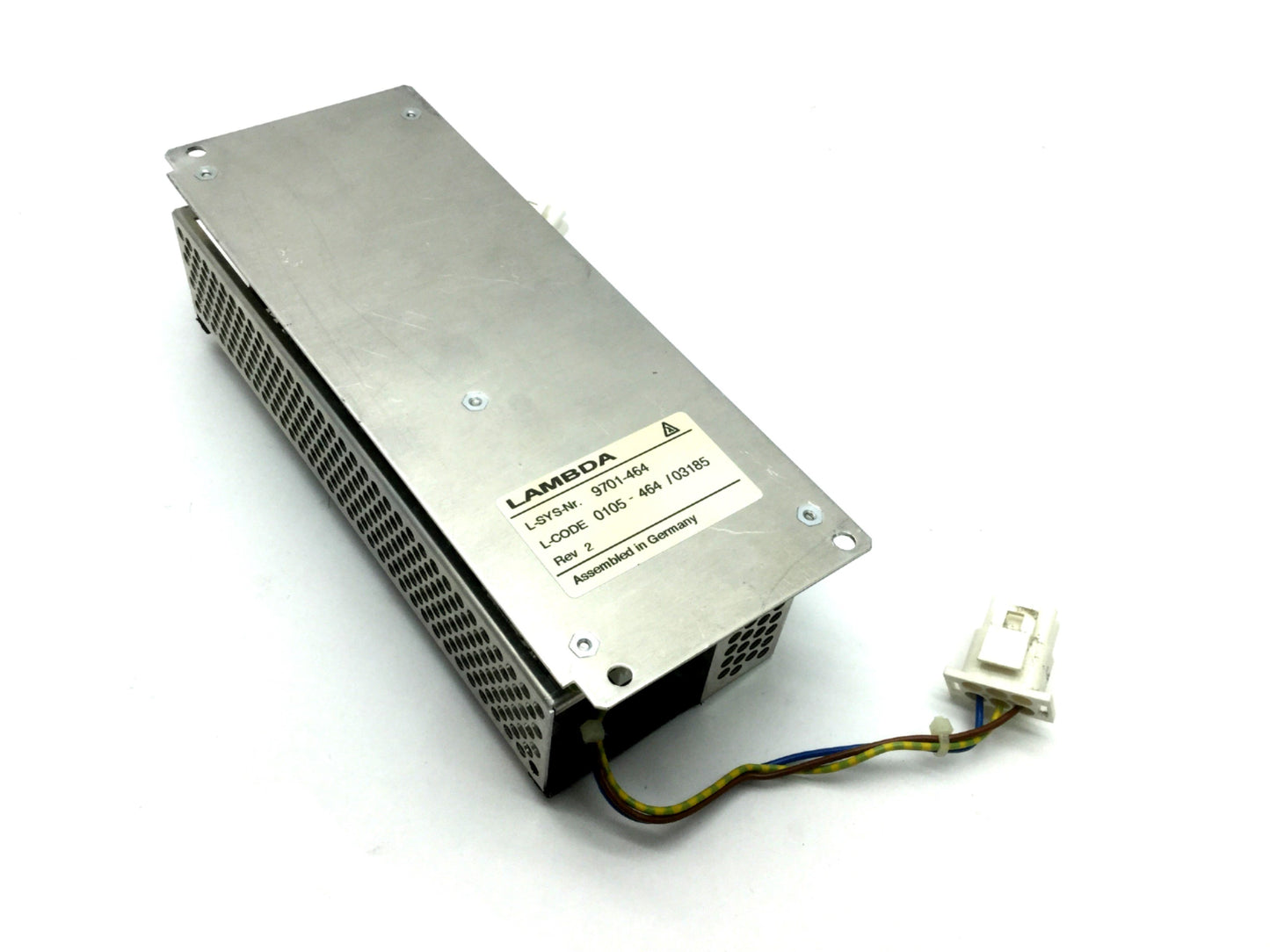 Used Lambda 9701-464 Power Supply In: 100-120/200-240VAC Out: 24VDC 5A Rev 2
