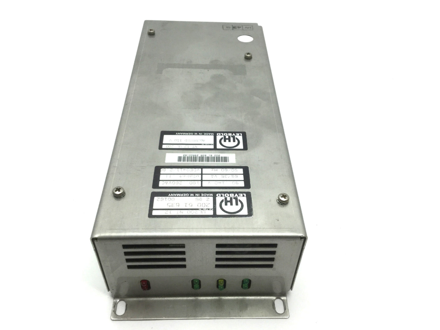 Used Leybold NT-12 UL 200 Turbomolecular Frequency Converter Pump Controller 110VAC