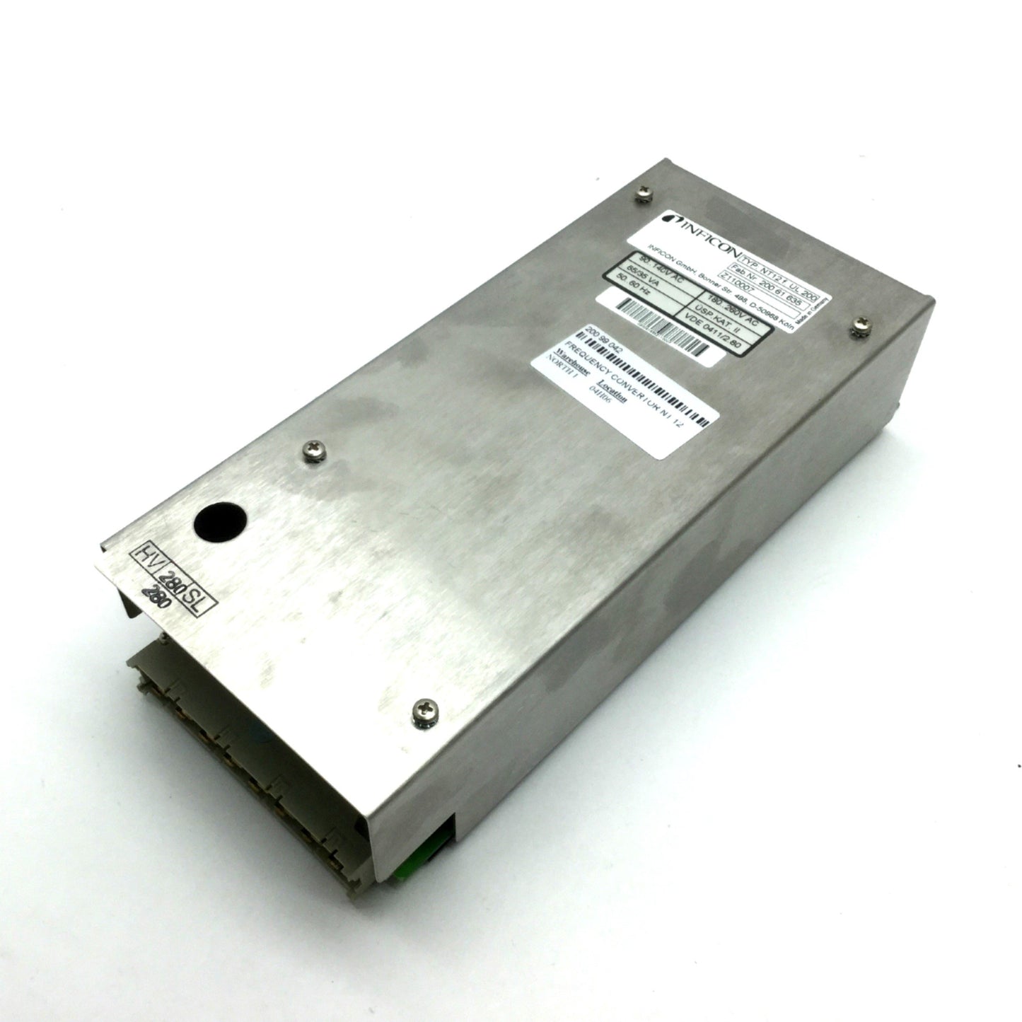 Used Leybold NT-12 UL 200 Turbomolecular Frequency Converter Pump Controller 90-140V