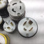 Used Lot of 7 Miscellaneous 20A Connector Plugs, 125V, 250V, 480V