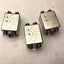 Used Lot of 3 Delta 10DRCG5 Line Filter, 115/250VAC, 10A, 50/60Hz