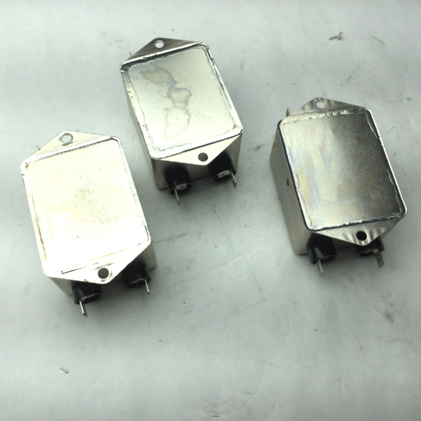 Used Lot of 3 Delta 10DRCG5 Line Filter, 115/250VAC, 10A, 50/60Hz