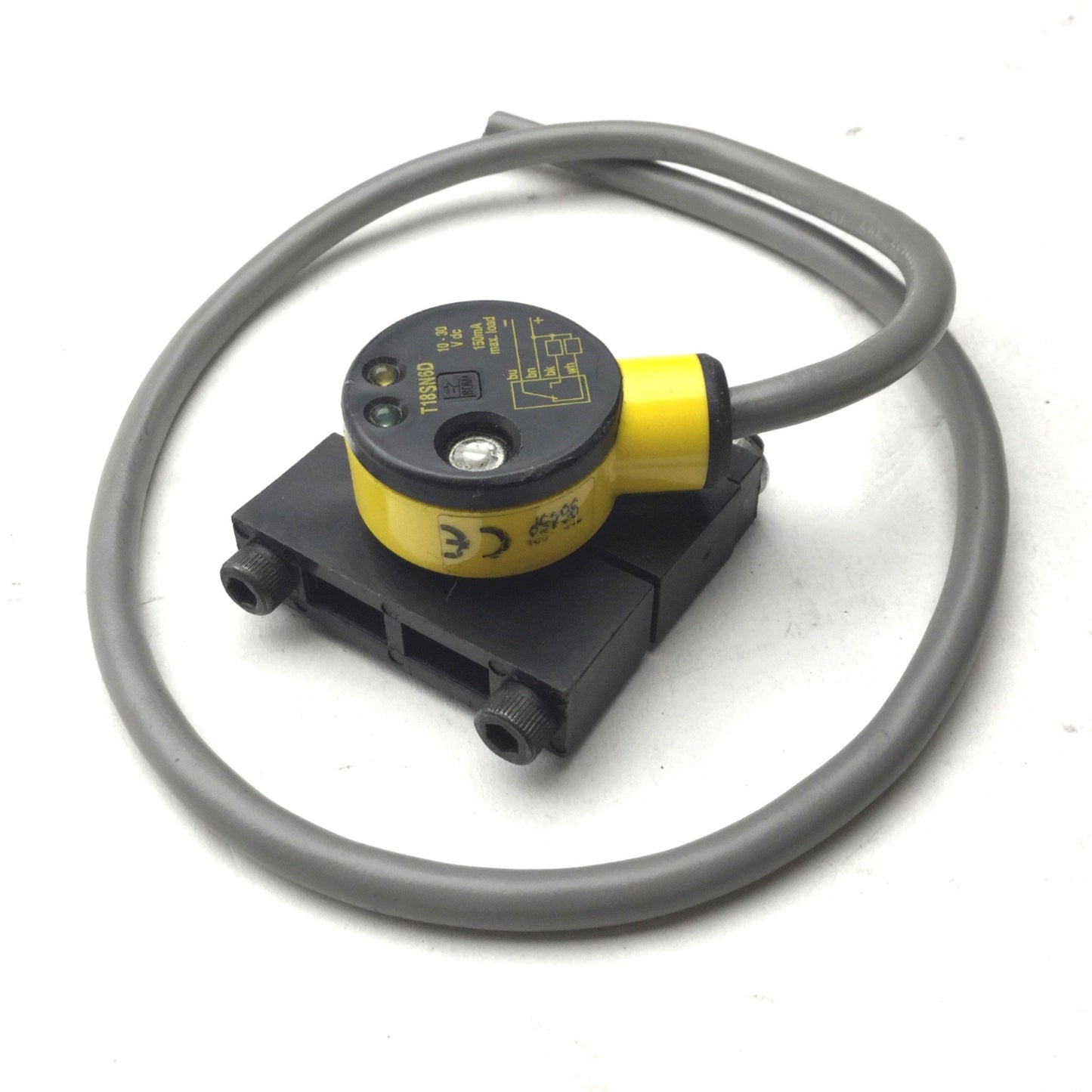 Used Banner T18SN6D Photoelectric Sensor, Range: 500mm, NPN, 10-30VDC