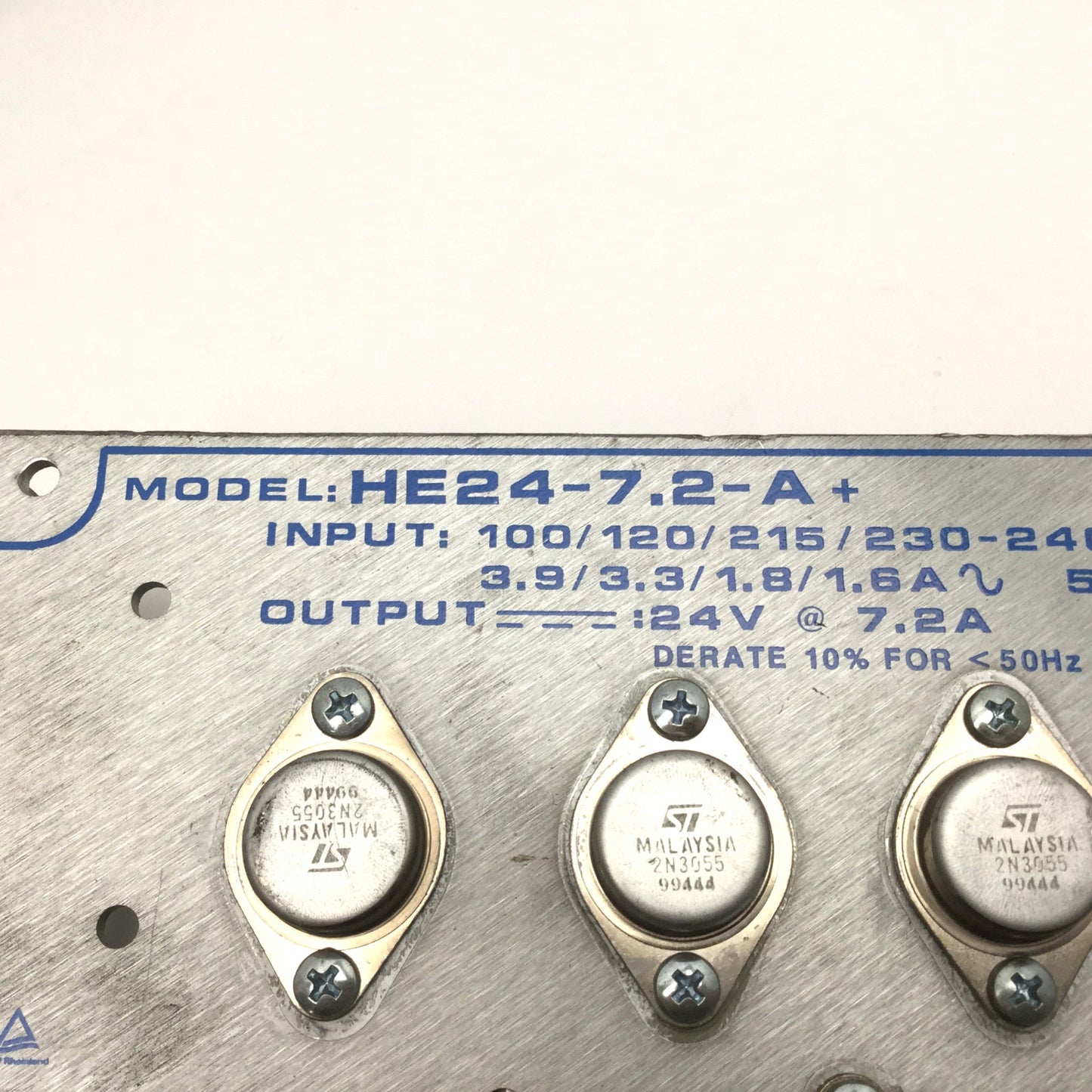 Used Condor HE24-7.2-A+ Switching Mode Power Supply In: 100-240VAC Out: 24VDC 7.2A