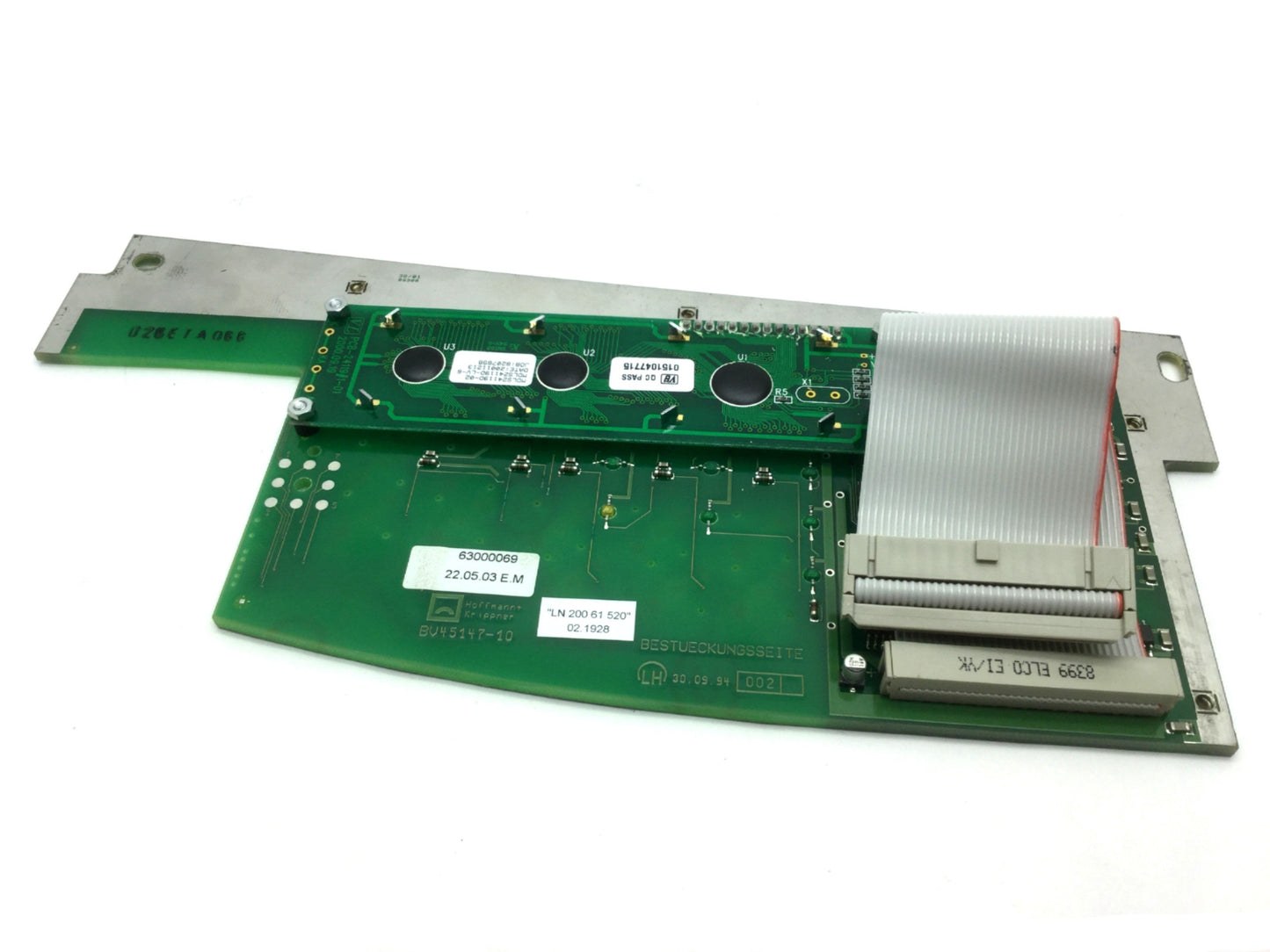 Used Leybold Inficon LN 200 61 520 Helium Leak Detector Display Control Board UL 200