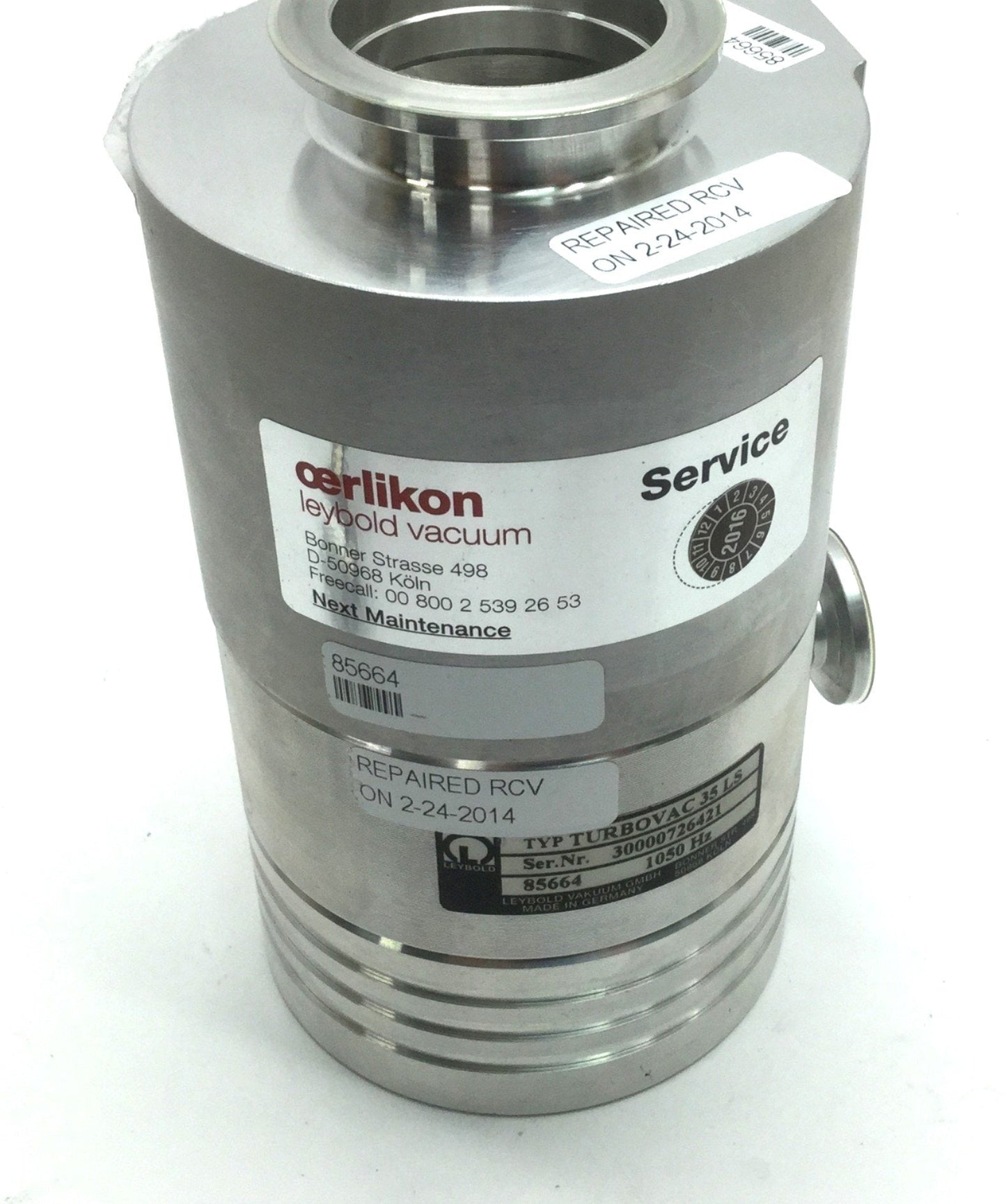 Used Leybold 35 LS Turbovac TMP-35LS Turbo Pump 40 KF for Trivac D 2,5 E