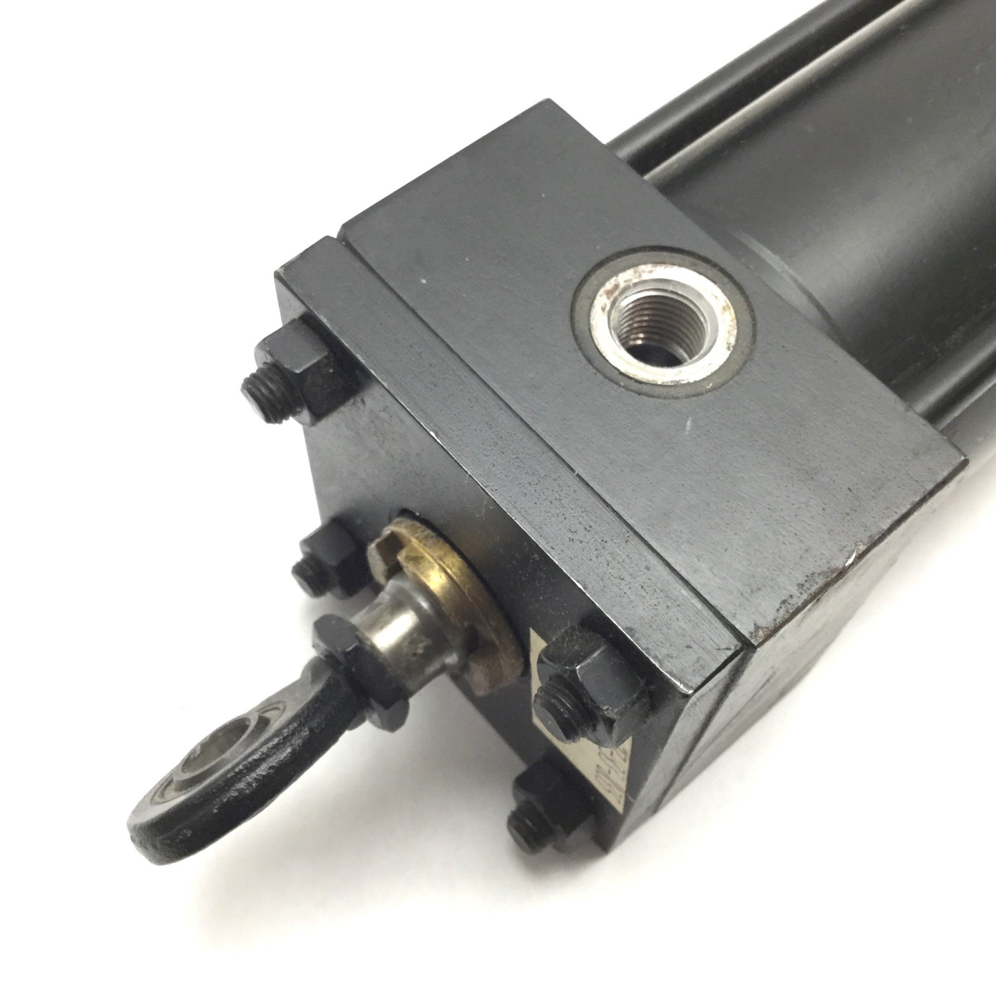 Used Parker T-2ARS13M Pneumatic Cylinder, Bore: 63.5mm, Stroke: 210mm / 40mm