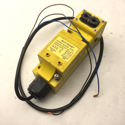 Used Banner RPBT MAXI-BEAM Power Block, Wiring Chamber & RSBFP Sensor Head 10-30VDC