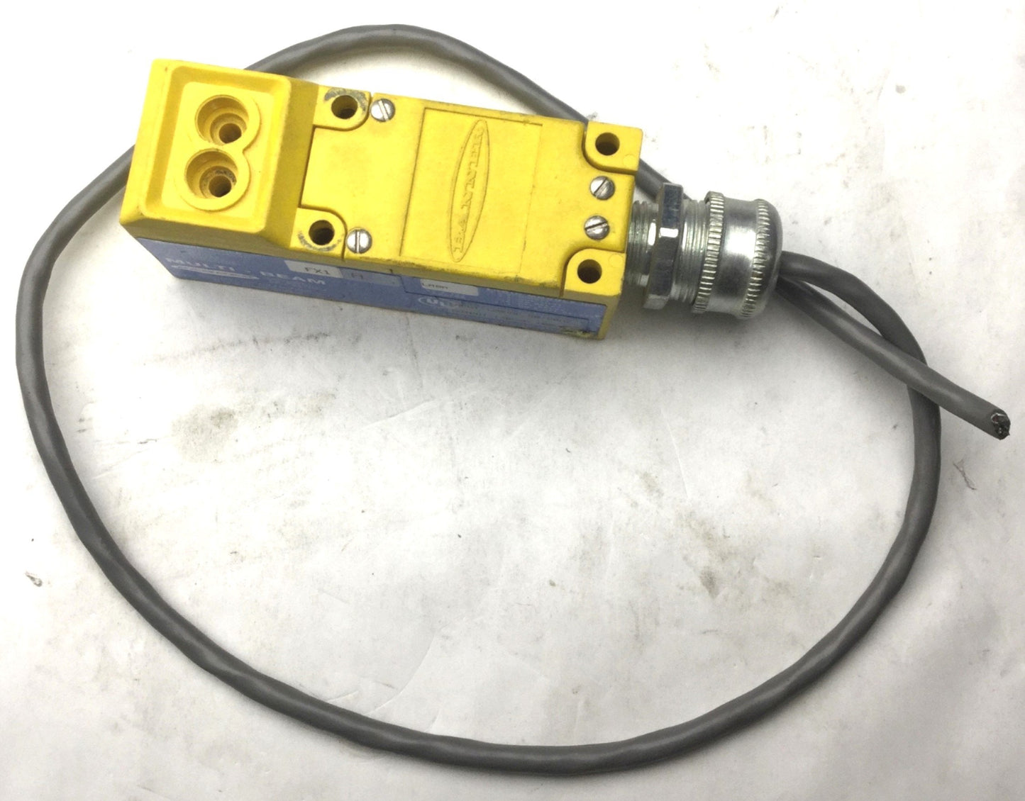 Used Banner FX1 A Maxi-Beam Scanner Block, LMBA Logic Module, 120VAC, 50/60Hz