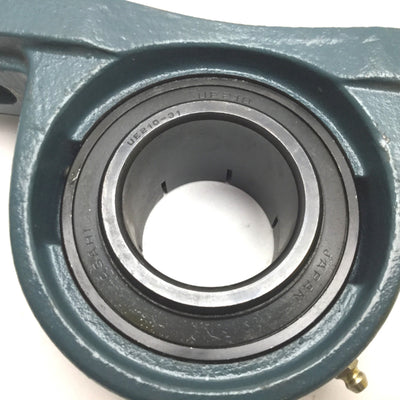 Used Asahi UE210-31 Bearing With AMI LP210 2-Bolt Pillow Block, ID 49mm, 57mm x 214mm