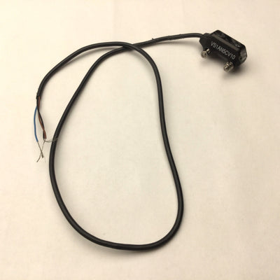 Used Banner VS1AN5CV10 Photoelectric Sensor, IP54, Range: 10mm, Voltage: 10-30VDC