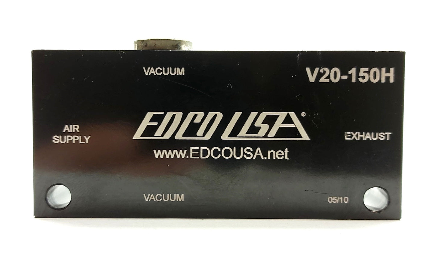 Used EDCO USA V20-150H Vacuum Pump/Generator, 26.7in-HG, 80PSI, 1/4"NPT